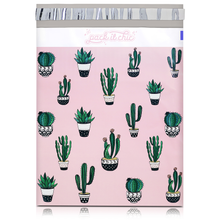 Load image into Gallery viewer, 10” X 13” Cactus &amp; Succulents Pattern Self-Sealing Poly Mailer Envelope - 100 Count
