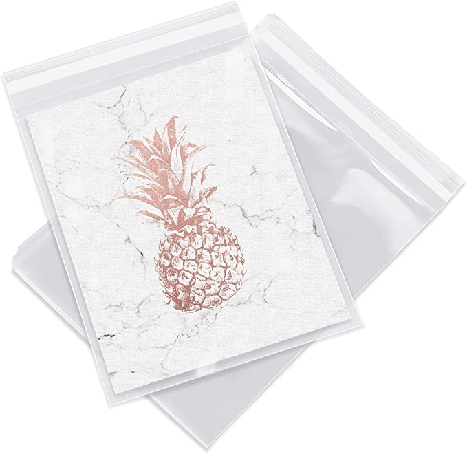 8” X 10” Clear Self-Sealing Resealable Cellophane Bags - Perfect for 8X10 Prints and Photos, Small Catalogs, Gifts, Crafts, and more  - 200/1000 Count