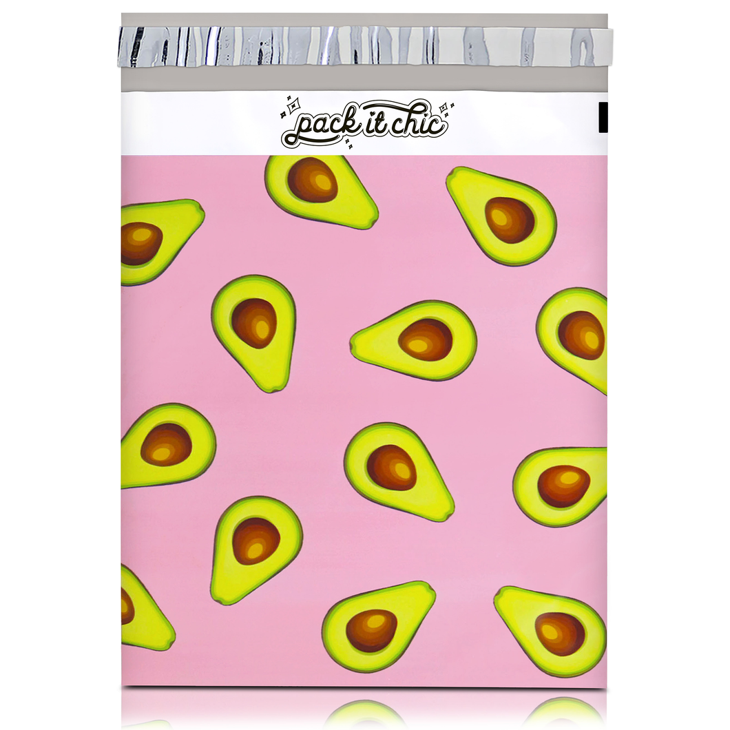 10” X 13” California Avocados Self-Sealing Poly Mailer Envelope - 100 Count