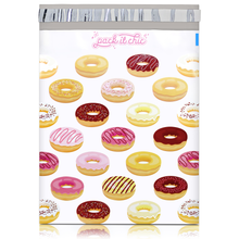 Load image into Gallery viewer, 10&quot; X 13&quot; Doughnuts Self-Sealing Poly Mailer Envelope - 100 Count
